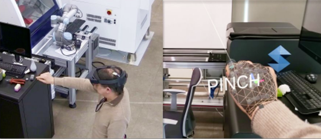Demo: Gesture based interaction with the Hololens 2